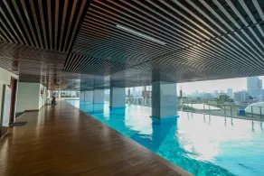 Classy 2BR Apartment at Menteng Park with City View By Travelio - Pool