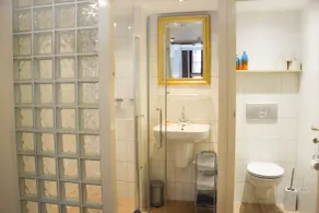 Hotel de Vischpoorte, centrum Deventer en aan de IJssel - Salle de bain