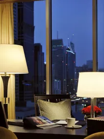 Ritz Carlton DIFC Downtown Dubai - Vue de la chambre