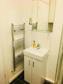 Fountain View 1BR Flat Oxford - Free Parking - Baño