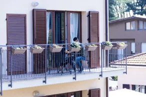 Hotel Rossovino Como - Vue de la chambre