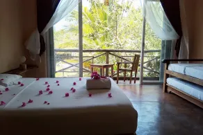 Eco Hotel Casa Corazón Bacalar - Ausblick vom Zimmer