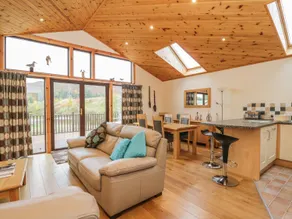 Burnside Lodge Lodge 1, Glengoulandie - Living room