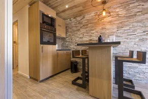 Résidence Le Domaine du Jardin Alpin - Cucina privata