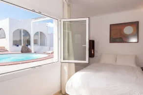 Maison avec piscine privée, terrasse et jacuzzi | Vue mer - Chambre