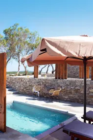 Paros Comfy Suites - Vue de la chambre