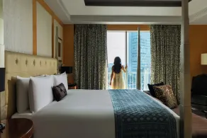Hotel Indonesia Kempinski Jakarta - Ausblick vom Zimmer