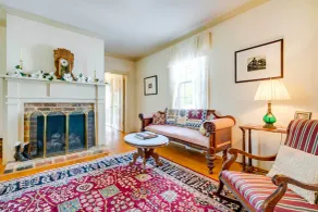 Terre Haute Manor Farmhouse w/ Gardens & Deck! - Interior