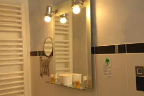 Doppelzimmer (Hotel) Dittrichs Erben - Baño