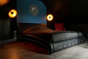 LoveRoom avec SPA privatif Plélo - Chambre