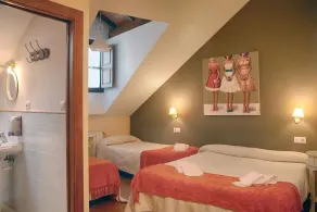Trisileja en Posada La Busta - Værelse