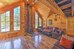 Unadilla Cabin on 50 Acres + Fire Pit & Creek - Interior