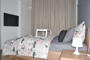 Val Fleuri Apartment with Balcony in Maarif Casablanca, City Views & Fast WiFi - Room