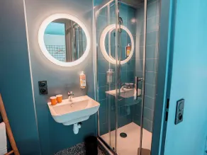 Hôtel Première Classe Montpellier Est - Parc des Expositions - Aéroport Mauguio - Salle de bain
