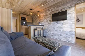Résidence Le Domaine du Jardin Alpin - Area soggiorno