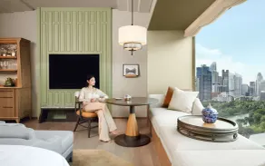 Dusit Thani Bangkok - Vue de la chambre