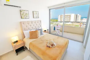 Velas Al Mar - Apartamento Rodadero Gaira - Habitación