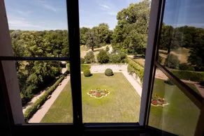 Schloss Ettersburg Weimar - Ausblick vom Zimmer
