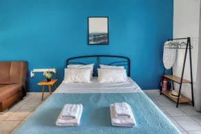 Beachfront Blue Comfort Sitia By ComfortBnb - Bad