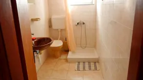 Gemütliche 1-Zimmer-Wohnung mit Meerblick - Badezimmer