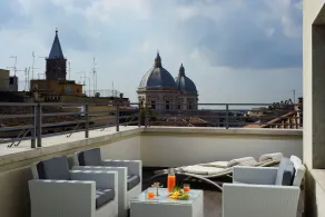 UNA Hotels Decò Roma - Ausblick vom Zimmer