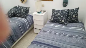 Apartment on the First Line of the Beach of Las Burras With sea Views - Chambre