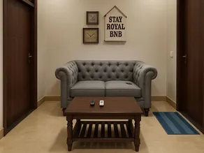 2BHK Luxury Villa In Mohali GF - Stay Royal - Oppholdsrom