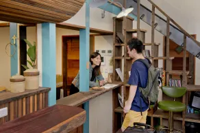 The Pax Hostel - Check-in/check-out kiosk