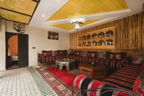 Riad Salma Restaurant Spa - Siddeområde i lobbyen