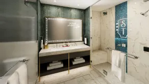 Dolly Parton's SongTeller Hotel - Bathroom
