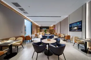 Echarm International Hotel Guangzhou Huangpu Flagship Shuixi Subway Station Branch - Free Deliver Service to Guangzhou Baiyun International Airport & Free Deliver Service to Canton Fair Complex During Canton Fair Period - Restaurante