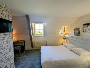 Hôtel Château Corneille Vieux-Villez - Vue de la chambre