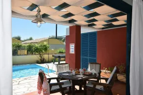 Barbati Beach - Villa Lefkada - Restaurant