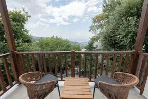 Balcon Makrinitsa - Ausblick vom Zimmer