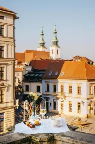 Grand Palace Brno - Small Luxury Hotels of the World - Vue de la chambre