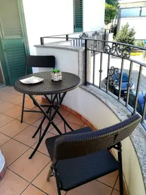Bright Apartment a few km From the sea - Balkon