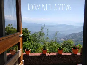 Everest Manla Resort - View from room