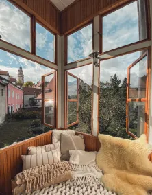 Pension Ametyst - Vue de la chambre