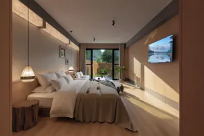 L'Eau Vive de Qixi Meidi - Riverfront Infinity Pool & Log Cabin Cafe - Outdoor Cooking Class - English Speaking Service - E-Bike Tours - Complimentary Shuttle within 8 Kilometers - Chambre