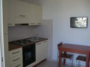 Apartamento con barbacoa y terraza - Cocina privada