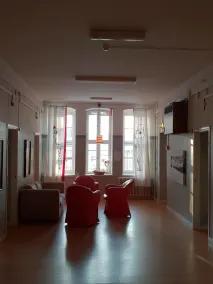 Visby Fängelse - Lobby sitting area