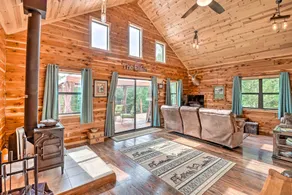 Rural Wooded Cabin Near Trophy Trout Fishing! - Interior
