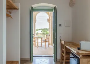 Masseria Valentina - Ausblick vom Zimmer