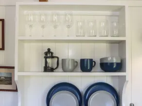 Bosulla Shepherds Hut - Private kitchen
