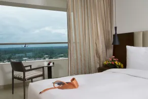 Oakwood Residence Whitefield Bangalore - Ausblick vom Zimmer
