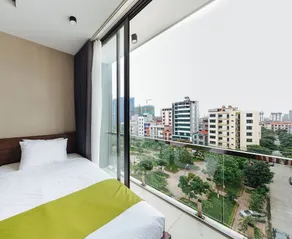 Hana 2 Apartment & Hotel Bac Ninh - Vue de la chambre