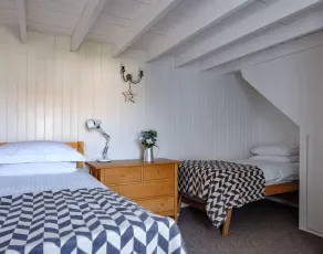 THE FOLLY, acceptant les animaux, avec un jardin à Port Isaac - Chambre