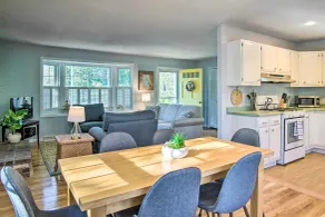 Hen Cove Home w/ Wood Deck - Walk to Beaches! - Interior