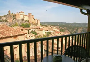 Hotel Castillo de Alquézar - Udsigt fra værelset