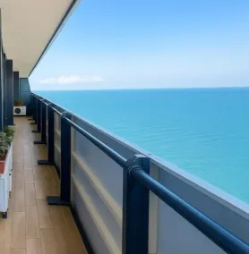 Orbi City - Sea View Aparthotel in Batumi - Ausblick vom Zimmer